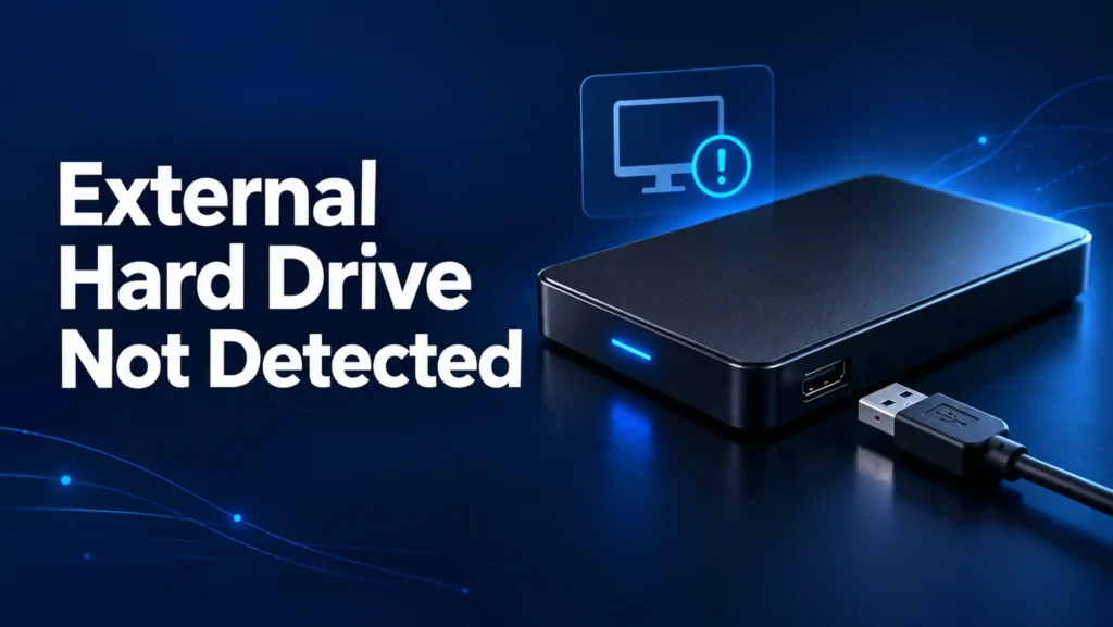 Why External Hard Drive Not Detected