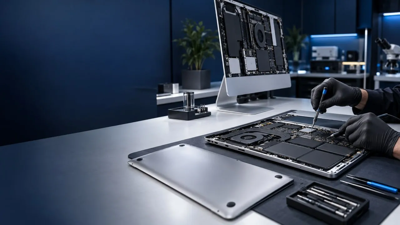 Reparation av MacBook och iMac