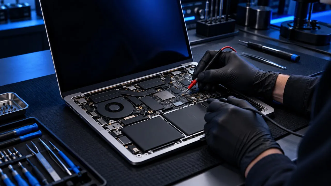 Reparation av MacBook